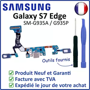 NAPPE CONNECTEUR DE CHARGE DOCK USB MICRO DU SAMSUNG GALAXY S7 EDGE G935A G935P - Foto 1 di 4