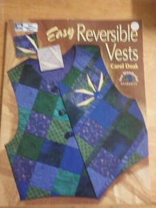 Easy Reversible Vests by Carol Doak (1995, Other) - Foto 1 di 2
