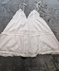 Urban Outfitters Out From Under Lottie Mini Beach Dress White Size X-Large New - Picture 1 of 13
