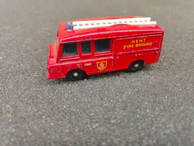 Camión de bomberos Land Rover vintage Lesney Matchbox #57 Foto 1 de 4