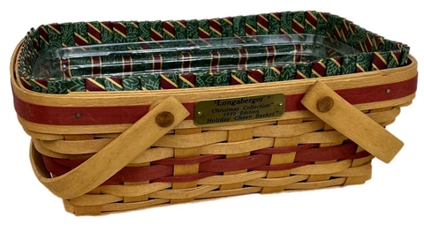 Longaberger Red Holiday Cheer Basket 1996 Cover