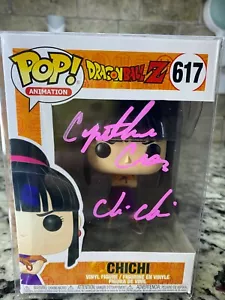 Dragon Ball Z ChiChi #617 Funko Pop Certificado de Autenticidad Autografiado Firmado por Cynthia Cranz - Imagen 1 de 7