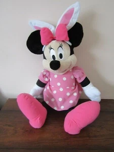 Disney Minnie Mouse Bunny Ears Plush Sitter 24" EUC - Picture 1 of 8