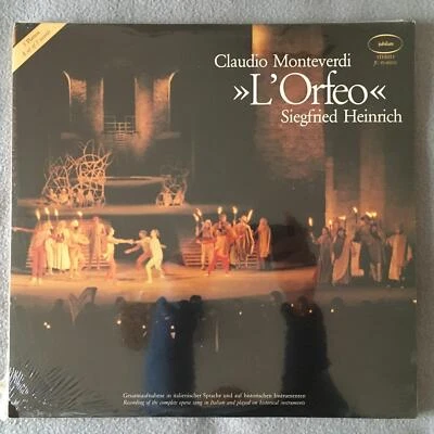 A021 Monteverdi L´Orfeo Heinrich 3LP Jubilate JL 85-810/12 Stereo SEALED - Image 1 of 2