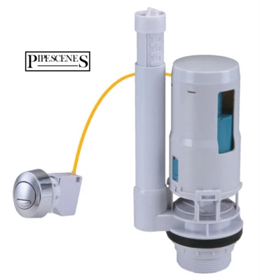 NUCA Flush Valve C231 Dual Flush Syphon & Push Button - Image 1 of 3