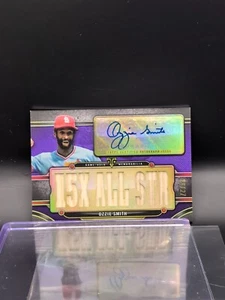 2024 Topps Triple Threads Ozzie Smith Autograph Relic Card /27 - Picture 1 of 2