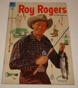 Cubierta occidental/vaquero de cómics de Dell de septiembre de 1954 de Roy Rogers 81 - Imagen 1 de 4