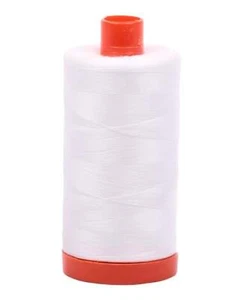Aurifil Natural White 50 wt Cotton 1422 yd - Picture 1 of 1
