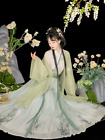 Women Ancient Chinese Song Dynasty Hanfu Cosplay Party Summer Hanfu Dress 3pcs