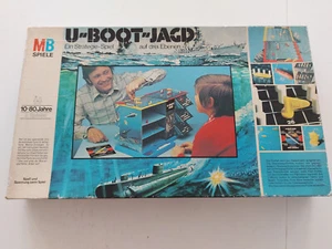 U-Boot Jagd MB Spiele 3D Brettspiel Boardgame Marine Schiff Strategie Vintage - Bild 1 von 3