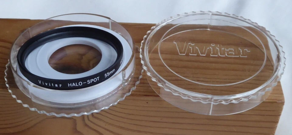 Vivitar Halo-Spot Camera Lens Filter 55mm Japan Boxed - Image 1 of 4
