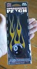 Flaming 8 BALL FLAMES Motorcycle Biker Punk Tattoos Iron On Vest Jacket Patch