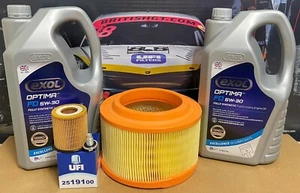 FORD RANGER 2012- 2.2 3.2 TDCi Service Kit inc 10l 5W30 Oil EURO 5 EXOL UFI+MORE - Picture 1 of 3