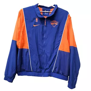 Nike NBA New York Knicks Tracksuit Windbreaker Jacket AV6710-495 Men's Size XXL - Picture 1 of 7