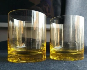 VINTAGE YELLOW CLEAR LUCITE DRINKING CUP / TUMBLER - Picture 1 of 8