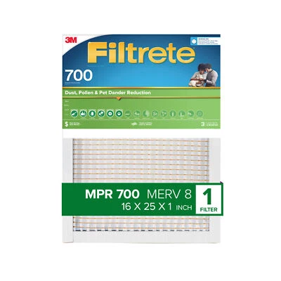 Filtrete Electrostatic Air Filter 700 MPR 701-4, 16 in x 25 in x 1 in - Image 1 of 4