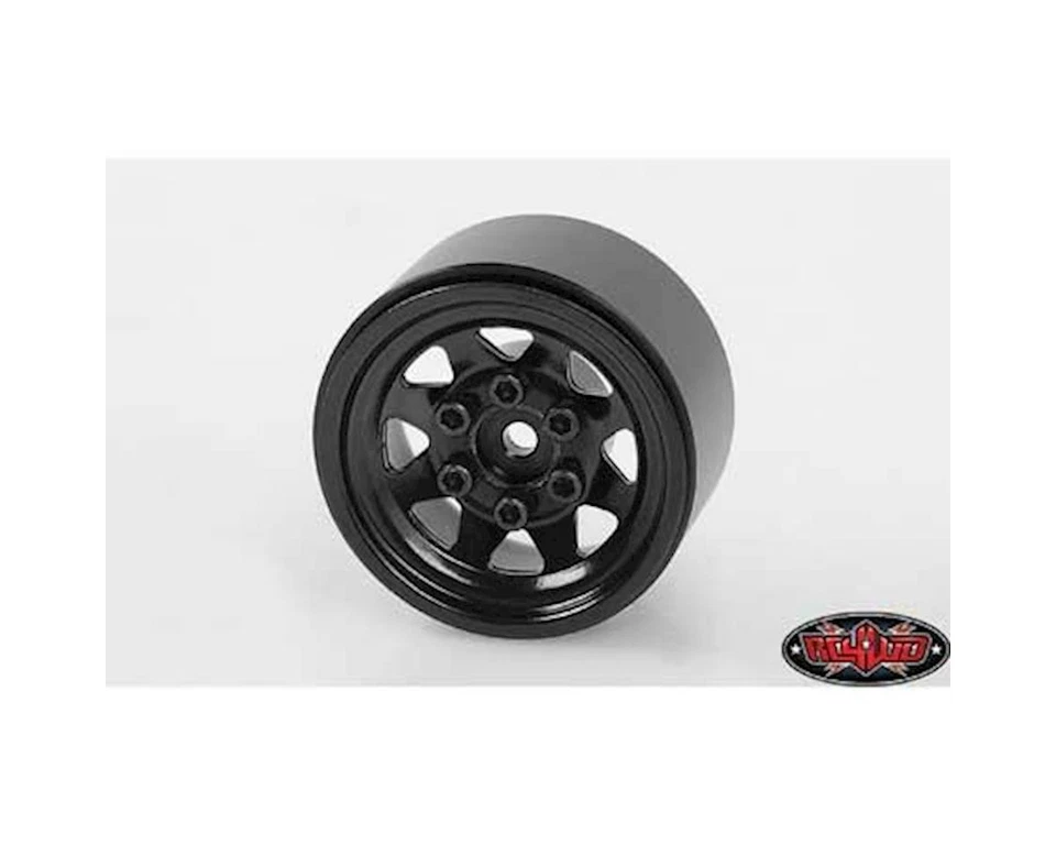 RC4WD Stamped Steel 1.0" Stock Beadlock Wheels (Black) (4) [RC4ZW0229] - Image 1 of 1