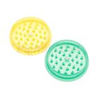 2 Layer 60x25mm Plastic Grinder Herb Spice Tobacco Crusher Magnet Portable 1Pc