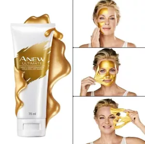 Avon Anew Ultimate Multi Performance Gold Peel-Off Face Mask For Smooth Skin - Picture 1 of 5