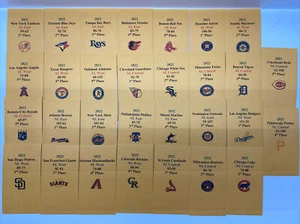 2022 APBA Baseball Printed Storage Envelopes with Stats and Logo. - Picture 1 of 3