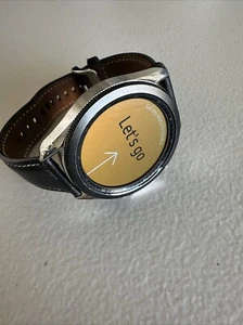 SAMSUNG Galaxy Watch 3 (45mm, GPS, Bluetooth) Smart Watch Mystic Silver. Used. - Picture 1 of 8