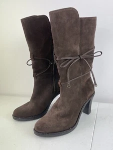 Stivali donna Johnston Murphy in pelle scamosciata marrone 7 M - Foto 1 di 11