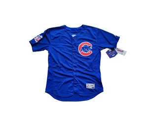 Chicago Cubs Authentic Majestic Flex Base Blue Jersey Kris Bryant #17 Size 44 - Picture 1 of 21