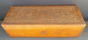 Wooden Box Wheeler & Wilson Sewing Machine Co. 5 Pcs Antique Dovetailed Trinket - Picture 1 of 23