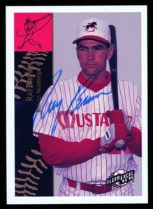 1995 Billings Mustangs RAY BROWN Signed Card autograph AUTO REDS