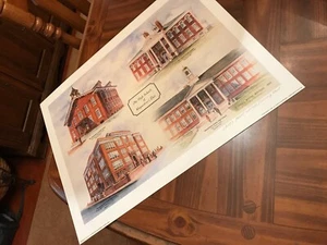 1 OF 10 ARTIST PROOF LANDIS BRENT WHITSEL THE HIGH SCHOOLS OF WAYNESBORO PA. - Picture 1 of 7