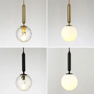 Modern LED Pendant Lights Hanging lamp Dining room Bar Glass Lighting Fixture - Picture 1 of 16
