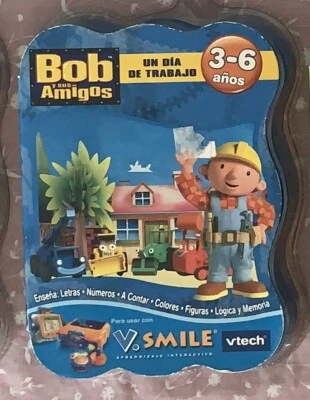 New Box Vtech VSmile Bob Amigos Un Dia De Trabajo SPANISH Smartridge Cartridge  - Image 1 of 2