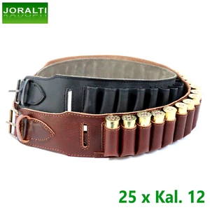 Schrot- Patronengurt JORALTI Leder Kal. 12; Flinte Munitionsgürtel, Ammo Belt - Bild 1 von 9