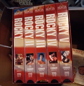 Rocky - Commemorative 20th Anniversary Gift Set VHS 1995 5-TAPE SET BOXING 