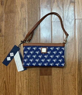 Toronto Blue Jays Dooney & Bourke Women's Stadium Signature Wristlet MSRP $108 - Image 1 of 2