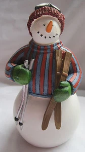 DANSK INTERNATIONAL SKIING  SNOWMAN FIGURINE  - NEW - Picture 1 of 5