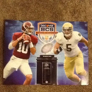 2013 BCS National Championship Poster alabama vs notre dame - Picture 1 of 1