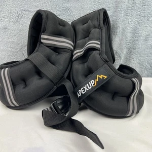 APEXUP Weighted Vest 10 lbs Weight With Reflective Stripe Weighted Vest Black - Picture 1 of 7