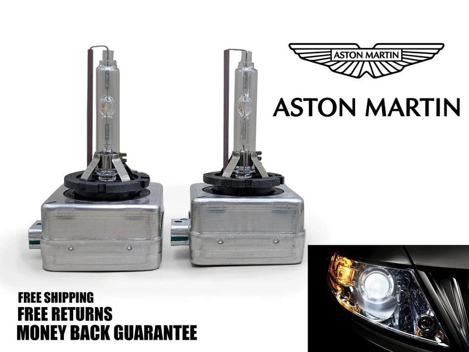 6000K Diamond White HID Xenon Headlight Bulb for ASTON MARTIN VIRAGE 2012 x2 - Image 1 of 1