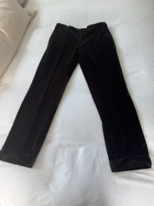 Men’s Ralph Lauren Purple Label Loden Green Velvet Pants Size 32 - Picture 1 of 9
