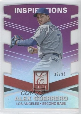 2015 Panini Elite Inspirations Die-Cut /93 Alex Guerrero #129 - Image 1 of 2