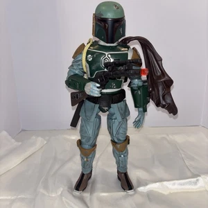 Star Wars Boba Fett 14" Actionfigur 2014 Disney Store Talking getestet funktioniert - Bild 1 von 2