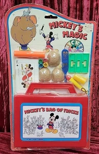 Walt Disney World Mickey Mouse Magic Set Toy Vintage Disneyana rare Sealed - Picture 1 of 14