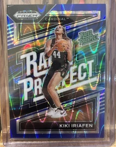Kiki Iriafen 2024 Panini Prizm Draft Picks Rated Prospect #10 Blue Wave /149 - Foto 1 di 8