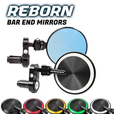 Silver CNC Fold Bar End Mirrors REBORN For GSF600 Bandit 96-99 00 01 02 03 04 05 - Image 1 of 4