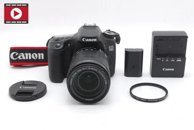 ▶️[NEAR MINT+] Canon EOS 70D 20.2MP Digital SLR 18-135mm Zoom lens From Japan - Image 1 of 4