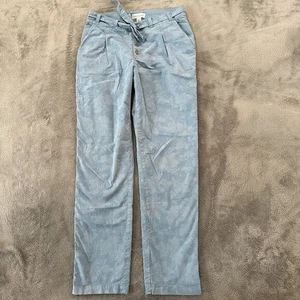 Sundance Bastille Easy Hose weiches Chambray Damengröße 4 hellblau geblümt - Bild 1 von 7