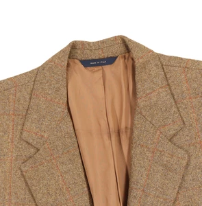 Blazer para hombre 43 LG Brooks Brothers Loro Piana espiga ventana hecho en Italia - Imagen 1 de 15