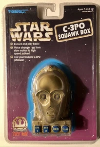 Tigers Electronic Star Wars 1997 C-3PO Squawk Box coleccionable (sellado) - Imagen 1 de 3