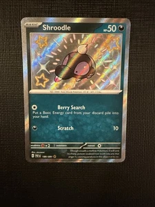 Pokemon Shrodle 189/091 Paldean Fates Shiny Ultra Rare Holo NM/M - Bild 1 von 2